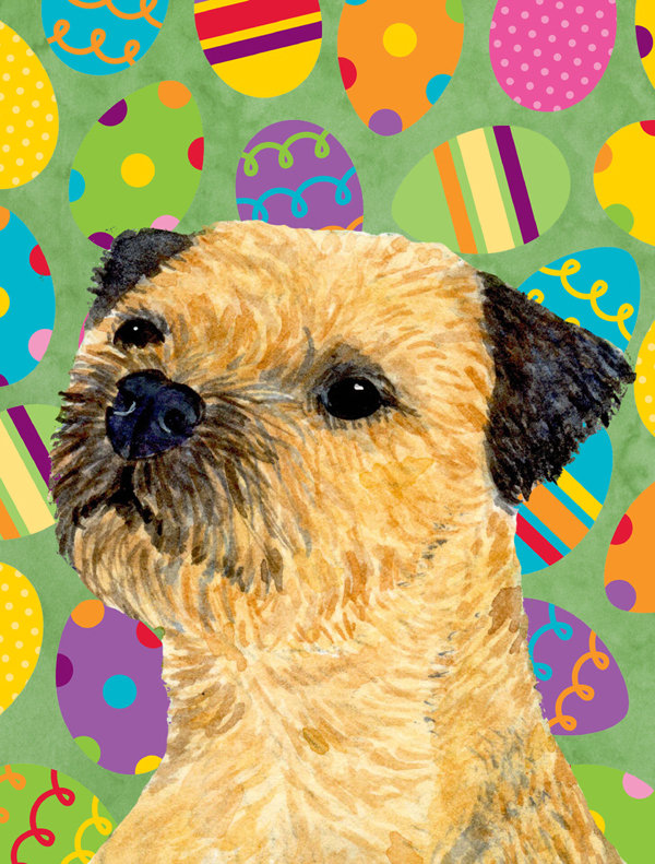 Drapeau de jardin Atara, Border Terrier