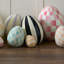 Courtly Stripe Medium Egg