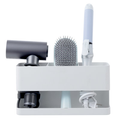 Metal 3 Compartment Hair Tool Holder