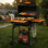 Barbecue au charbon en forme de baril avec fumoir et table d'appoint Royal Gourmet