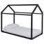 Structure de lit à baldaquin en bois massif pour enfants-130624860-110727210