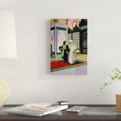 After Prayers At The Mosque by Rudolphe Ernst - Gallery-Wrapped Canvas Giclée