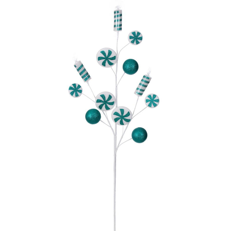 Paillettes artificielles 31 po 31 par sac., Bleu sarcelle
