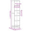 Borough Wharf Bookcase Engineered Wood-810684070-810684066
