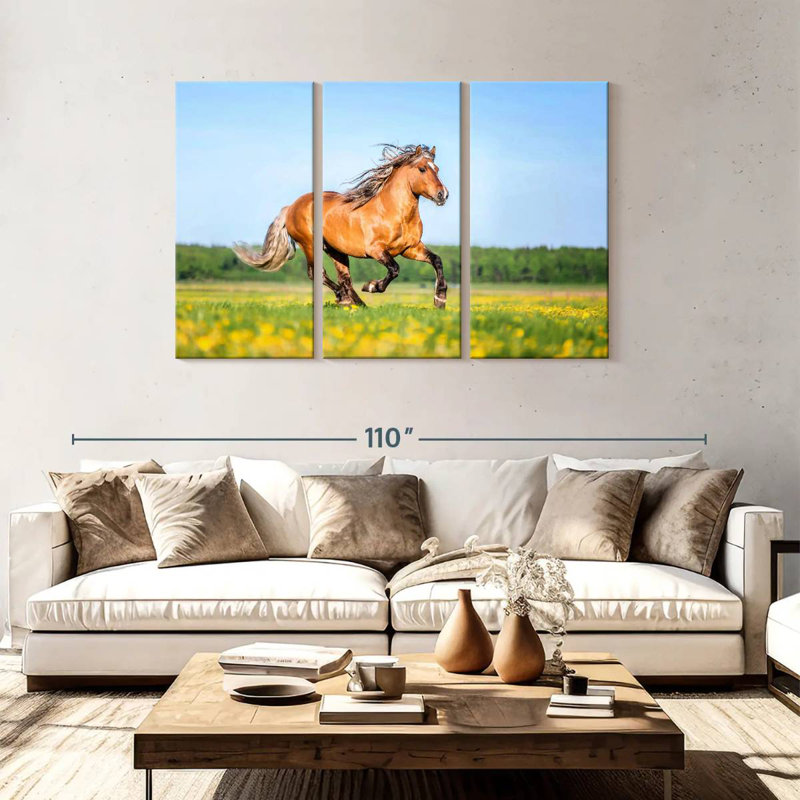 Cheval Bramom Palomino, H 48 po x l 74 po
