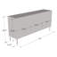 Buffet 63 po Danyielle avec finition ultrabrillante-113029692
