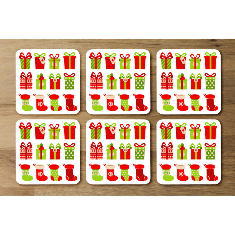 Square 6 Piece Coaster Set