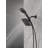 Square 2-in-1 Dual Shower Head with 5-Setting HandHeld Spray 1.75 GPM Matte Black-117545944