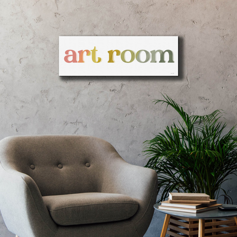 Toile épique «Art Room Sign» par House Fenway, Epic Graffiti, 36 po x 12 po