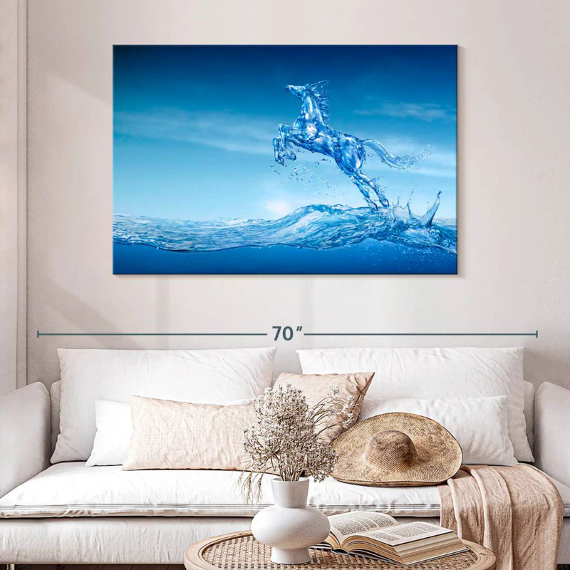 Water Horse, 32" H x 48" W