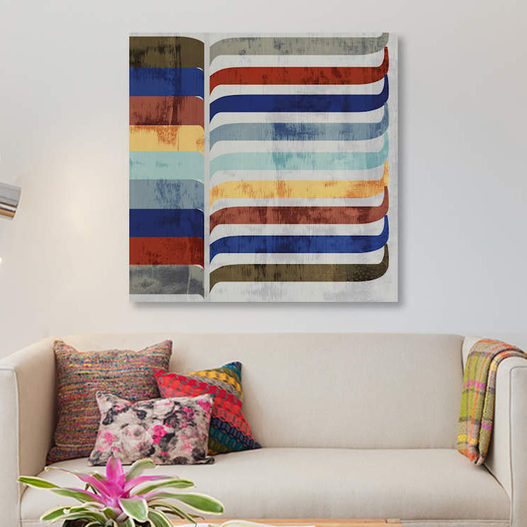 « effervescence ii », impression sur toile, H 12 po x l 12 po x P 1,5 po, Pas de tapis, Toile tendue