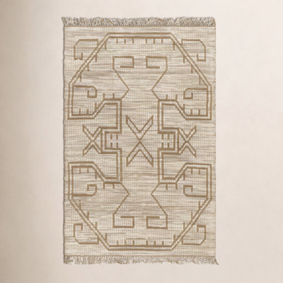 Enchant Hand-Woven Geometric Jute Rug
