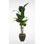 Faux Bird Paradise Tree in Metal Pot