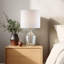 Lampe de table cylindrique à 1 lumière Aven