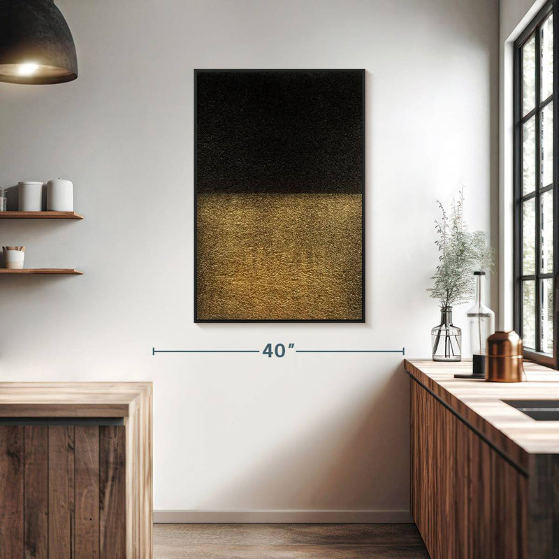 Un souvenir de vous II, Cadre flottant noir, 27 po x 40 po