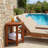 Bardh Solid Wood Accent Stool
