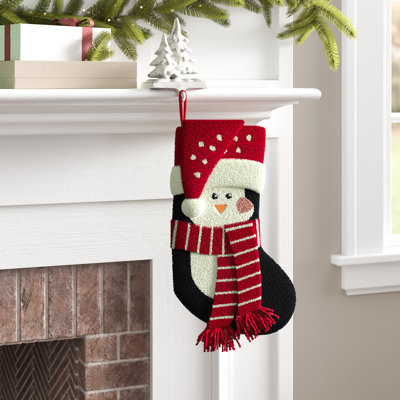 Chaussette de Noël pingouin