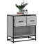 60cm W Metal Bedside Table-2140315958
