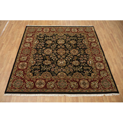Tapis carré luxueux en laine Agra Jaipur 8x8