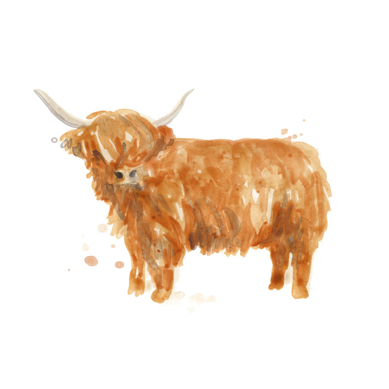 Highland Squad IV by June Erica Vess - Painting, 81cm H x 122cm W, Wrapped Canvas