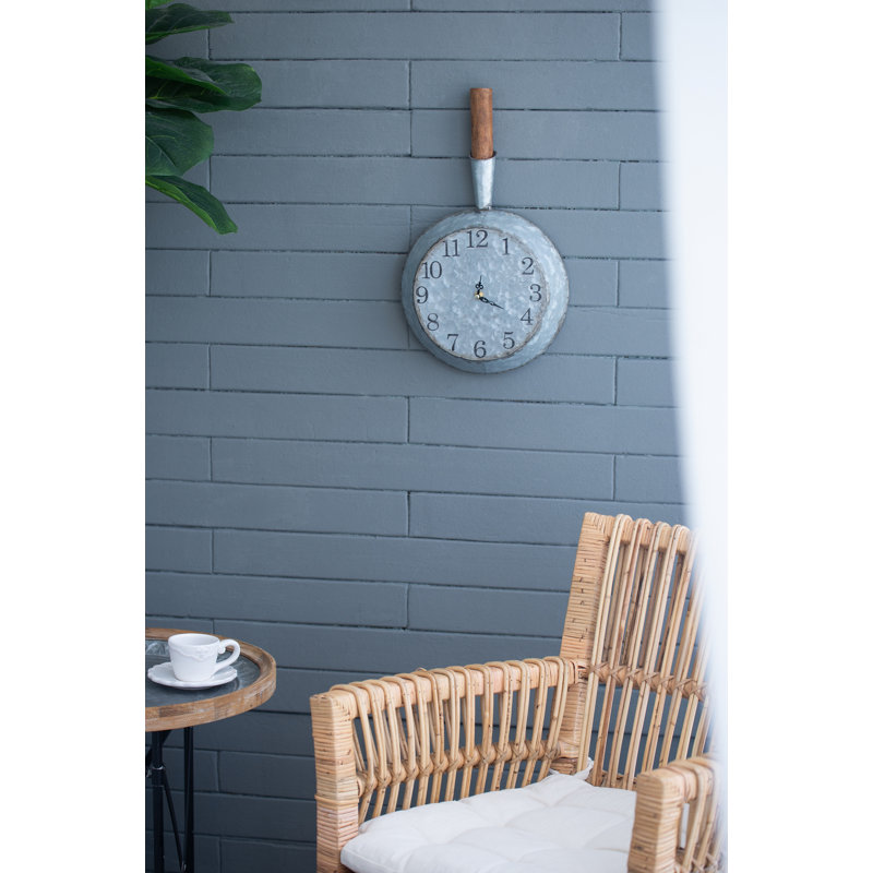 10.6x3x18.1" Frye Wall Clock
