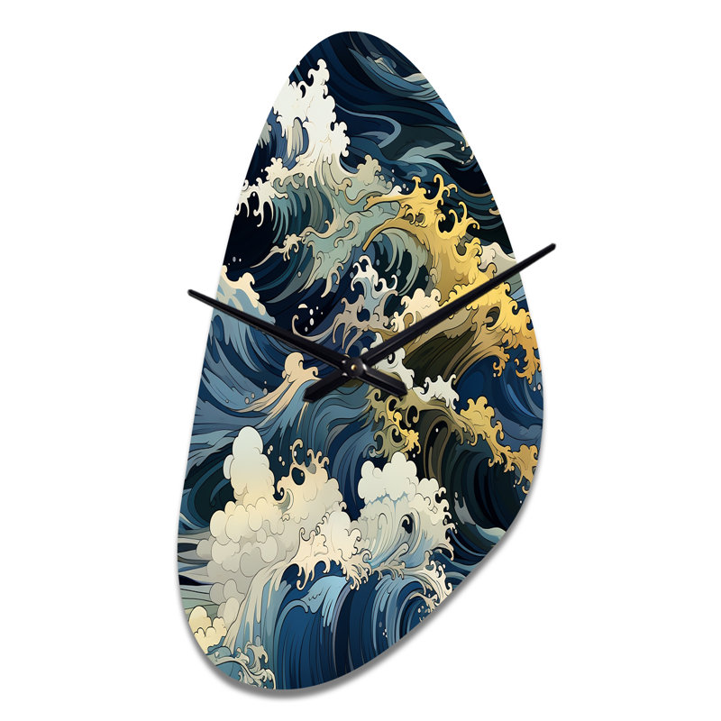 Horloge murale Hokusai, Moyenne