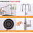 KIKO HOME Pull Down Touchless Kitchen Faucet-61408066
