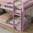 Solid Wooden Bunk Bed With Ladder, Crafted With Strengthened Slats-1699620629