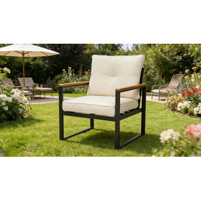Fauteuils d'extérieur en acier Westor Modern Coastal
