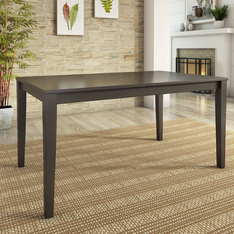 Alexa-Mae Dining Table, Antique Black, 30" H x 36" W x 60" L