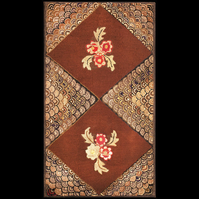 Tapis crocheté One-of-a-Kind American