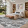 Modern Area Rug Abstract Machine Washable Rugs with Non-Slip Backing, Stain Resistant Large Area Rugs for Living Room Bedroom