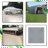 Multipurpose Heavy Duty Tarps Waterproof, UV Resistant Outdoor Protective Tarpaulin with Reinforcement(10 x 12 ft)-85751285-85751270