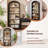 Onetha 76''H Curved Arch 5-Shelf Bookcase-606013260
