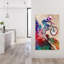 «Extreme Mountain Biking Modern Vibrant Abstract Mountain Landscape Art», art mural-129476292