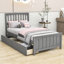 Lit plateforme simple 2 tiroirs Caserta par Harriet Bee-986321766