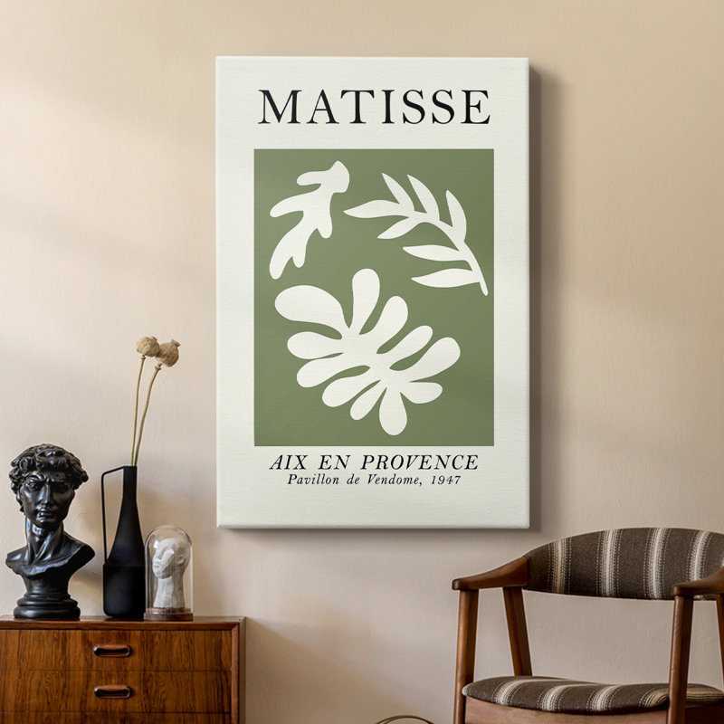 Matisse CCLxxix, reproduction d'art encadrée sur mesure, H 18 po x l 12 po