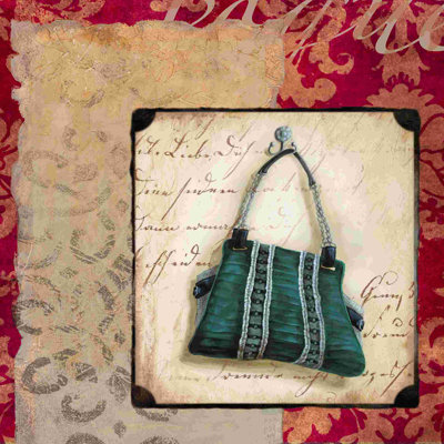 Vogue Purse 3 - Wrapped Canvas Painting
