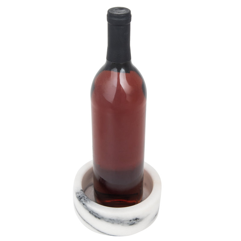 Sous-verre en marbre, White Matte