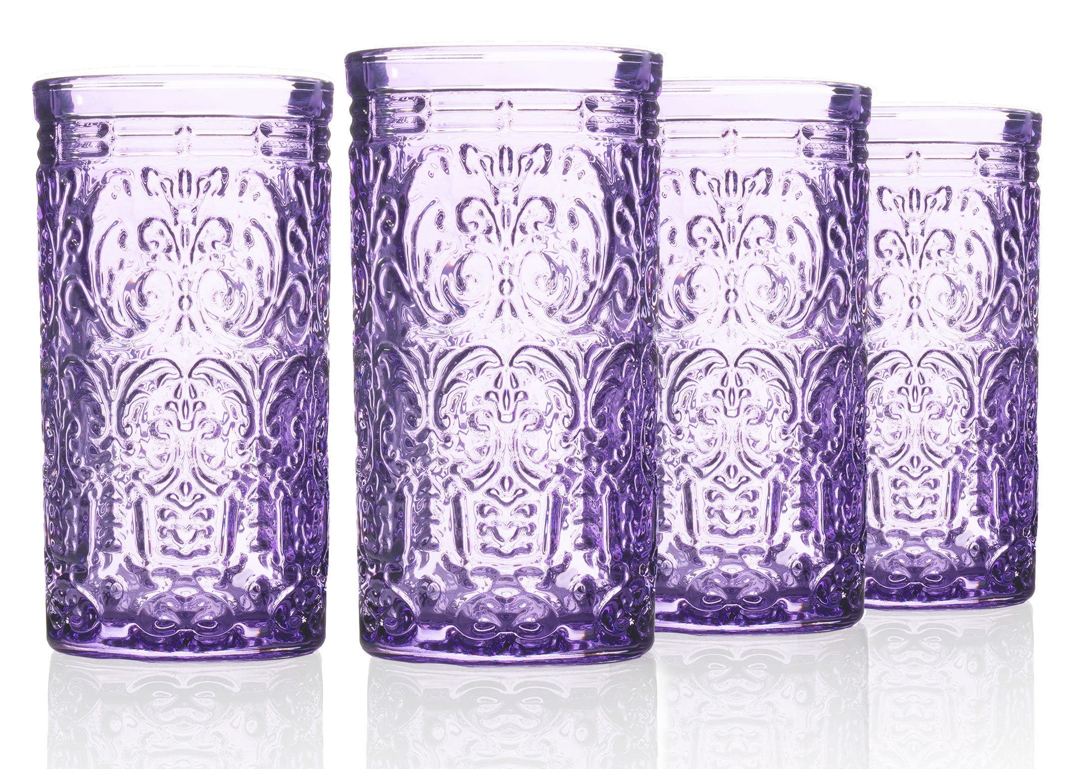 Godinger Silver Art Co Jax Glass Highball 14 oz & Reviews | Wayfair