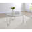 Dutton Chrome Round Glass Top Coffee Table