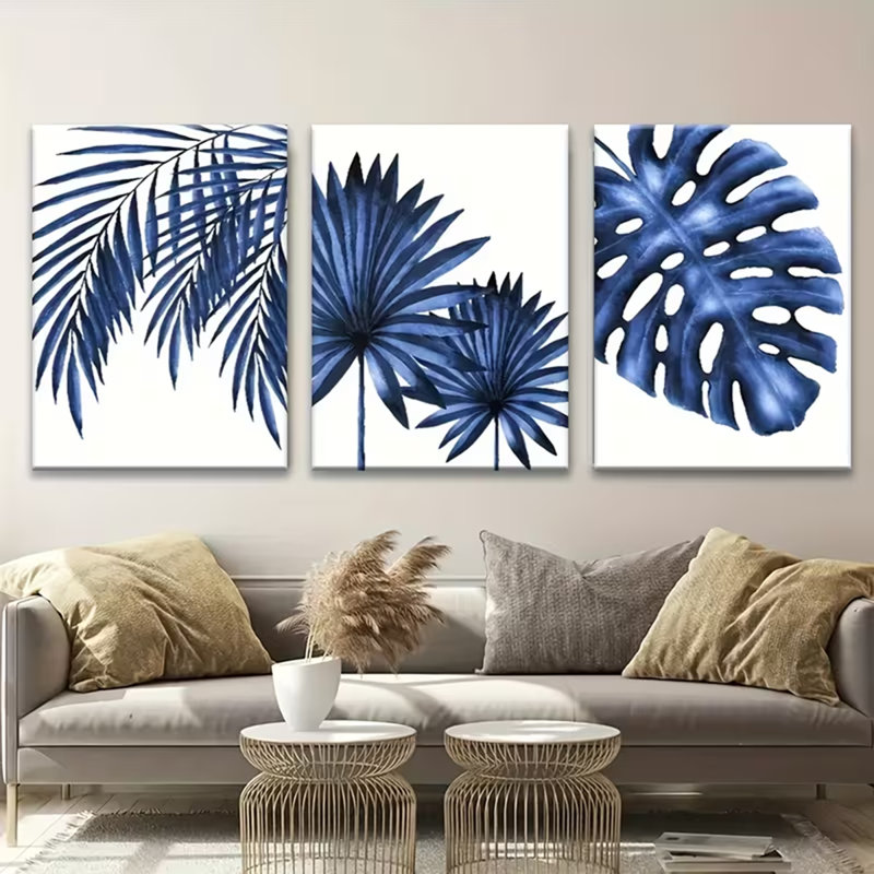 3 Piece Wrapped Canvas Wall Art, 60 cm H x 120 cm W