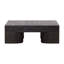 Juna Mindi Wood Coffee Table, Dark Brown-1781293714