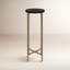 Nigella Granite Cross Legs Side Table-1908165123