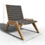 Draper Teak Outdoor Woven Chat Chair