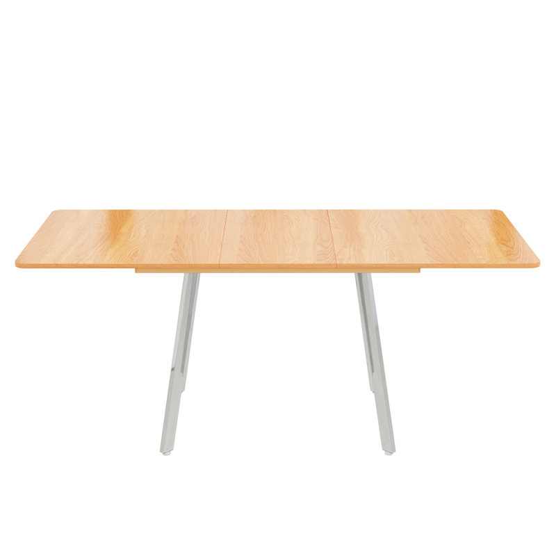 Asyiah Extendable Metal Base Dining Table