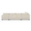 Canapé modulaire confortable en chenille irrégulière pour la détente dans le salon-1232166988