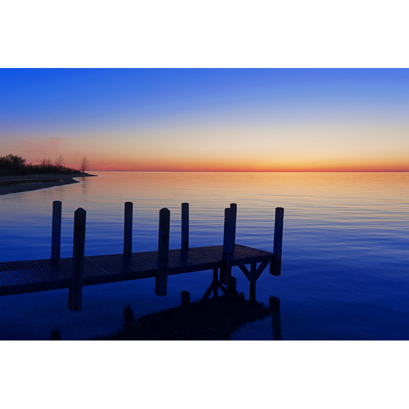 Lakescape V by James McLoughlin - Wrapped Canvas Print, 30cm H x 46cm W