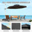 Parasol en porte-à-faux 137,8 po Jiaxian-628892684