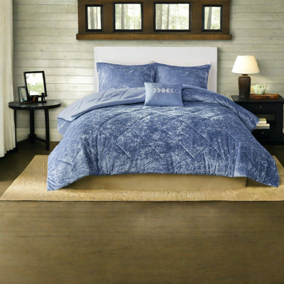 Luxury Bedding Sets King Cal King Polyester Velvet, Modern Home Comfort